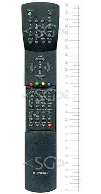 ����� �������������� ���������� ��� LG 6710V00020E  � ������� txt  tv/vcr (6710V00020C, 20D,  20G, 20M,  20N,  20T, 20Y, 20F)
